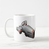 宇宙おもしろいからサンタクロース コーヒーマグカップ (左)