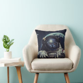 宇宙おもしろいで宇宙飛行士のショートヘア猫 クッション (椅子)