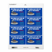 宇宙おもしろいの卵カートンのかわいい鶏 ラベル (フルシート)