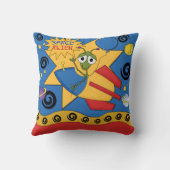 宇宙おもしろいエイリアン枕 クッション (裏面)