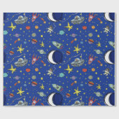 宇宙おもしろい全部の大事な行事 ラッピングペーパー (フラット)