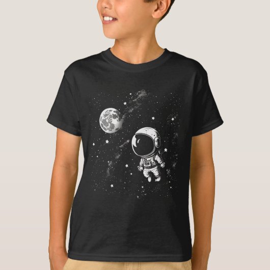 宇宙おもしろい少年 Tシャツ (正面)