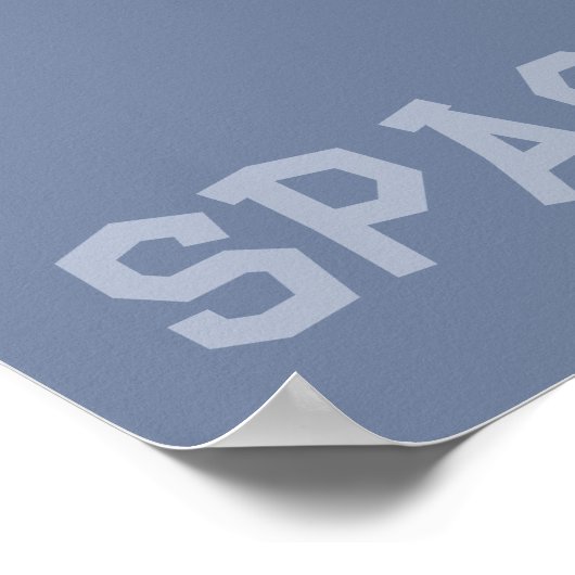 宇宙おもしろい漫画のワニ ポスター (角)