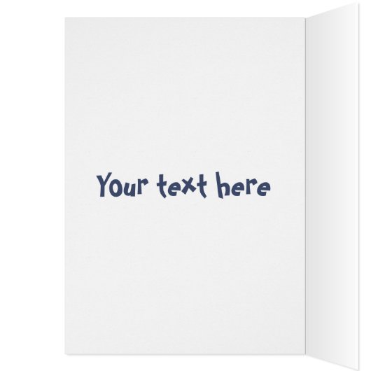 宇宙おもしろい漫画の誕生日カードの鶏 (内側 (左))