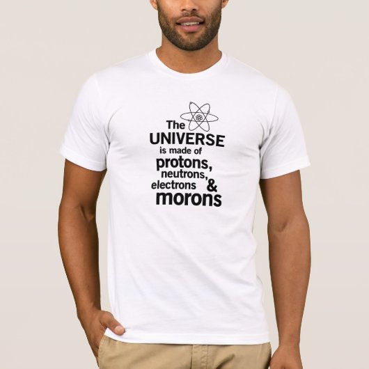宇宙および愚か者 Tシャツ (正面)