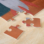 宇宙お洒落の飛行士、火星の猫、おもしろい ジグソーパズル (側面)