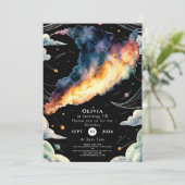 宇宙お洒落宇宙誕生日 招待状 (スタンド正面)