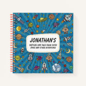 宇宙からのスケッチと物語 ノートブック (正面)