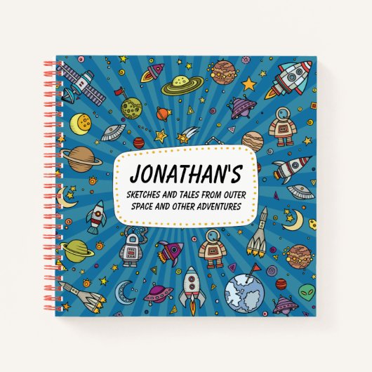 宇宙からのスケッチと物語 ノートブック (正面)