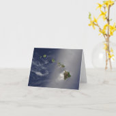 宇宙からのハワイの眺め カード (黄色い花)