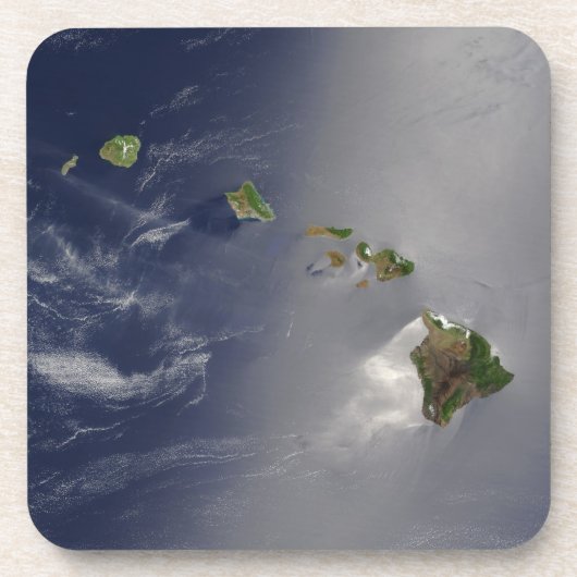 宇宙からのハワイの眺め コースター (正面)