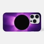宇宙からの人工日食 iPhoneケース (裏面横)
