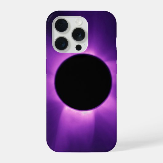 宇宙からの人工日食 iPhoneケース (裏面)