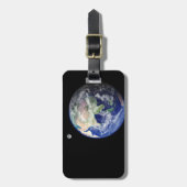 宇宙からの地球そして月 ラゲッジタグ (正面縦)