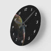 宇宙からの地球 ラウンド壁時計 (傾斜)