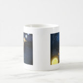 宇宙からの太陽系 コーヒーマグカップ (中央)