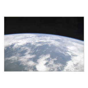 宇宙からの惑星の地球の眺め フォトプリント
