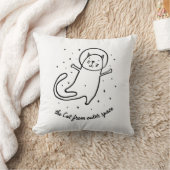 宇宙からの猫 デコレーション クッション (ブランケット)