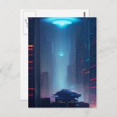 宇宙からの訪問者 ポストカード (正面/裏面)