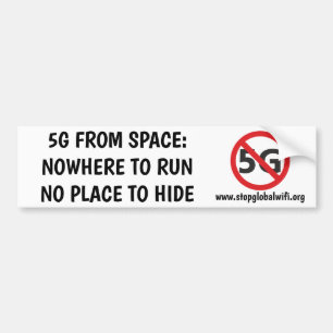 宇宙からの5G、どこもバンパーステッカーを走るため バンパーステッカー