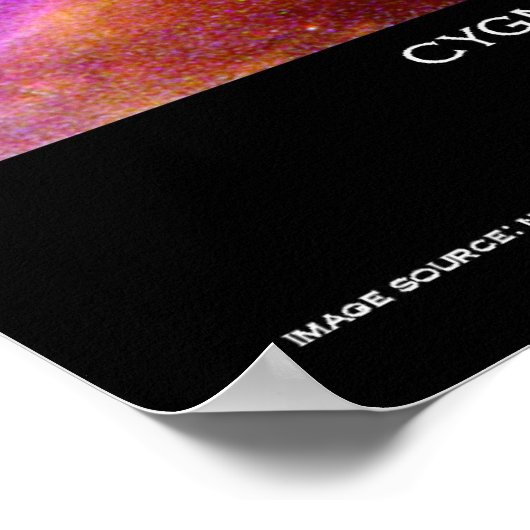 宇宙からのCygnusループ超新星ブラスト波ポスター ポスター (角)