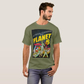 宇宙からチックス惑星8_フルカラー Tシャツ (正面フル)