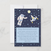 宇宙からブックカードを持ち込む 出欠カード (正面)