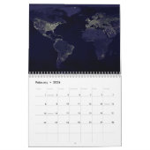 宇宙から地球へ カレンダー (2月 2026)