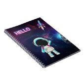 「宇宙から挨拶」 ノートブック (右側)