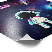 「宇宙から挨拶」 フォトプリント            (角)