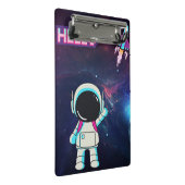 「宇宙から挨拶」 ミニクリップボード (アングル)