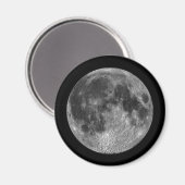 宇宙から湧き出る月の全景 マグネット (正面/裏面)