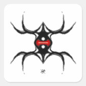 宇宙から生まれた生物 スクエアシール (正面)