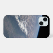 宇宙から見たカリフォルニアとネバダ iPhone 15ケース (裏面横)