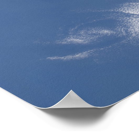 宇宙から見られる南カリフォルニアの一部 ポスター (角)