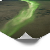 宇宙から見るオーロラアウストラリス ポスター (角)