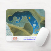 宇宙かマウスパッドから成っている女性 マウスパッド (マウス)