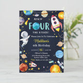 宇宙が四つ星に達する4thバースデームーン 招待状 (スタンド正面)