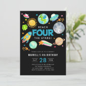 宇宙が四つ星に達する4thバースデームーン 招待状 (スタンド正面)