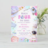 宇宙が四つ星に達する4thバースデームーン 招待状 (スタンド正面)