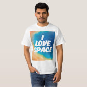 宇宙が大好き Tシャツ (正面フル)
