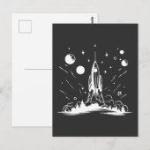 宇宙が好きな子供へのプレゼントに最適なアイデア ポストカード (正面/裏面)