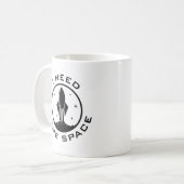 宇宙が必要 コーヒーマグカップ (正面左)