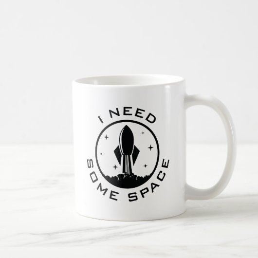 宇宙が必要 コーヒーマグカップ (右)