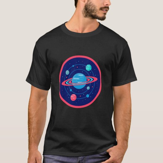 宇宙が必要 - 土星 地球 惑星 宇宙 銀河 Tシャツ (正面)
