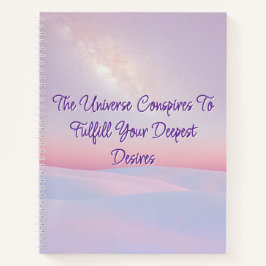 宇宙が螺旋の手帳を共謀 ノートブック