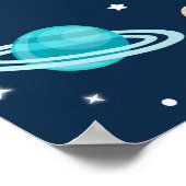 宇宙この世界から誕生日歓迎 ポスター (角)