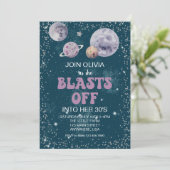 宇宙このWorld Planetsの誕生日 招待状 (スタンド正面)