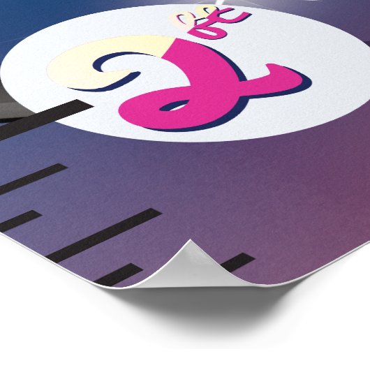 宇宙すごいピンボール機械の成長チャート。 ポスター (角)