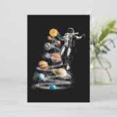 宇宙でのクリスマス 太陽系 宇宙飛行士 招待状 (スタンド正面)